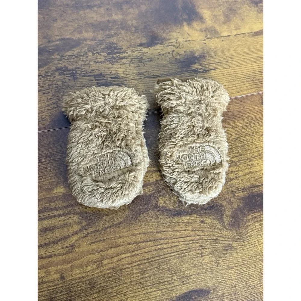 The North Face Littles Brown Bear Mitt Mittens Baby Infant Size 6-24 Months